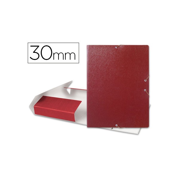 Carpeta proyectos liderpapel folio lomo 30mm carton gofrado roja. Carpeta proyectos liderpapel folio lomo 30mm carton gofrado roja.