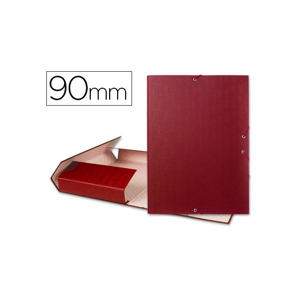 Carpeta proyectos liderpapel folio lomo 90mm carton forrado roja. Carpeta proyectos liderpapel folio lomo 90mm carton forrado roja.