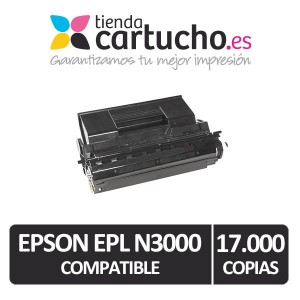 Toner EPSON EPL N3000 (17.000pag.) compatible. PERTENENCIENTE A LA REFERENCIA Toner Epson EPL N3000
