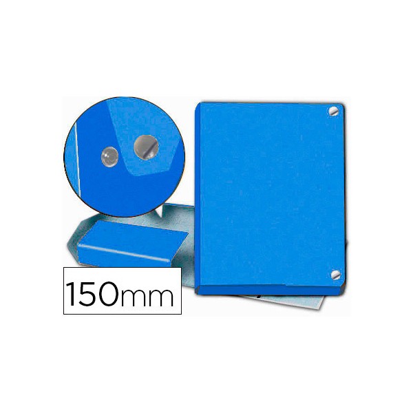 Carpeta proyectos pardo folio lomo 150 mm carton forrado azul con broche. Carpeta proyectos pardo folio lomo 150 mm carton forrado azul con broche.