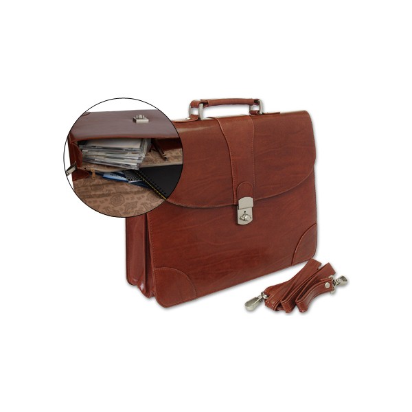 Cartera portadocumentos q-connect kf02610 con correa y dptos interiores marron. Cartera portadocumentos q-connect kf02610 con correa y dptos interiores marron.