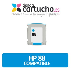 HP 88 XL CYAN (28ml.) CARTUCHO COMPATIBLE (SUSTITUYE CARTUCHO ORIGINAL REF. C9391AE) PARA LA IMPRESORA Cartouches d'encre HP OfficeJet K5400