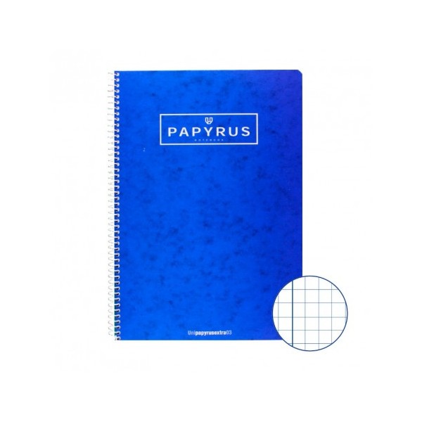 A4 UNIPAPEL CUADERNO ESPIRAL PAPYRUS EXTRA 03.TAPA DURA.FOLIO.80H.70GR.CUADRICULA 4. A4 UNIPAPEL CUADERNO ESPIRAL PAPYRUS EXTRA 03.TAPA DURA.FOLIO.80H.70GR.CUADRICULA 4.