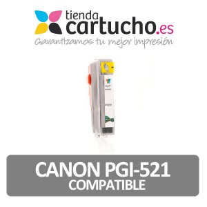CARTUCHO COMPATIBLE CANON CLI-521 GRIS PERTENENCIENTE A LA REFERENCIA Canon PGI520 / CLI521