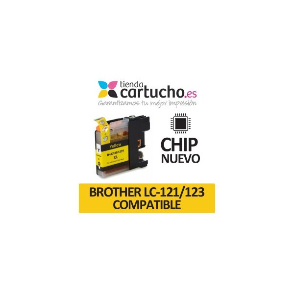 Cartouche Jaune Brother LC-121/123 compatible Cartouche Jaune Brother LC-121/123 compatible