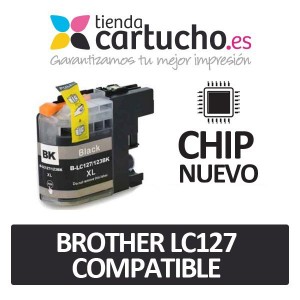 Cartucho Negro Brother LC-127 compatible PARA LA IMPRESORA Cartouches d'encre Brother DCP-J4110DW