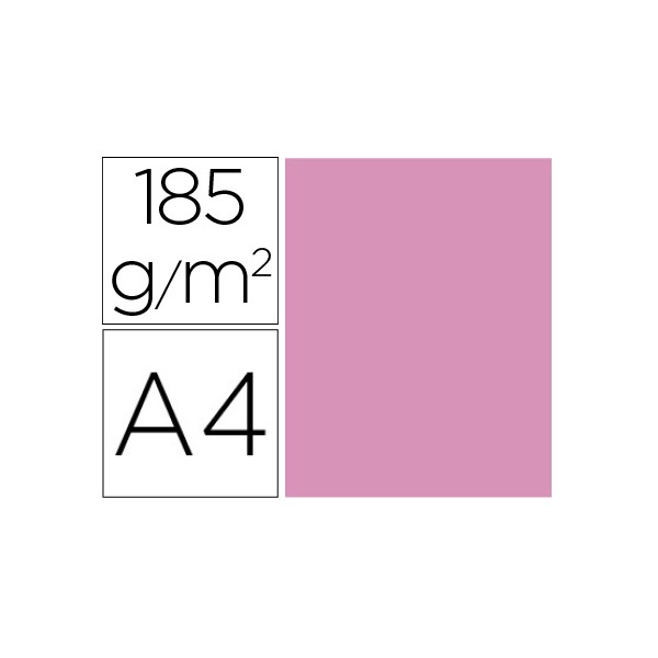 Cartulina guarro din a4 rosa chicle 185 gr paquete de 50 h. Cartulina guarro din a4 rosa chicle 185 gr paquete de 50 h.
