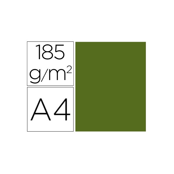 Cartulina guarro din a4 verde safari 185 gr paquete de 50 h. Cartulina guarro din a4 verde safari 185 gr paquete de 50 h.