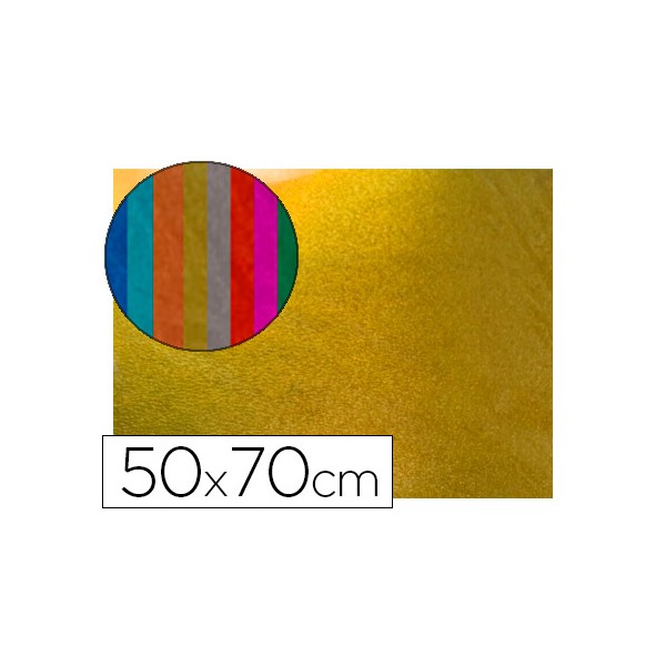 Goma eva liderpapel 50x70 cm espesor 2 mm metalizada oro. Goma eva liderpapel 50x70 cm espesor 2 mm metalizada oro.