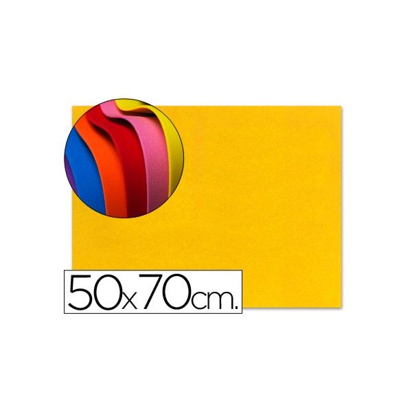 Goma eva liderpapel 50x70cm 60g/m2 espesor 1.5mm amarillo. Goma eva liderpapel 50x70cm 60g/m2 espesor 1.5mm amarillo.
