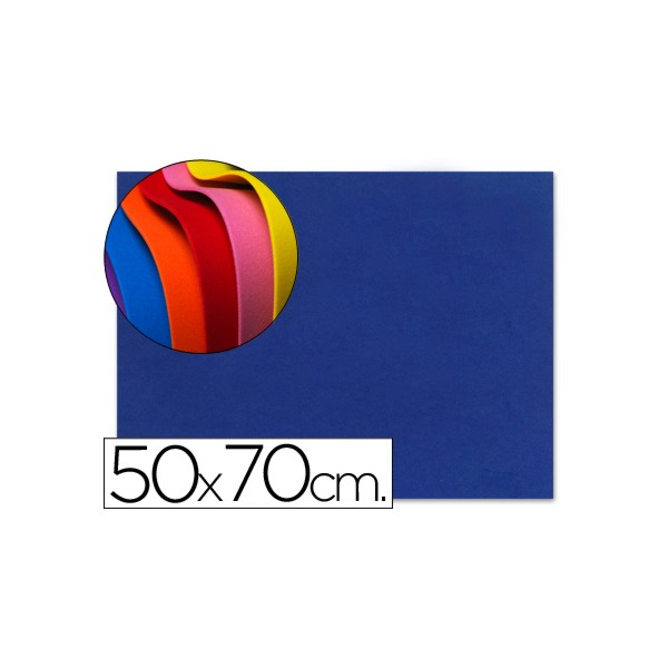 Goma eva liderpapel 50x70cm 60g/m2 espesor 1.5mm azul. Goma eva liderpapel 50x70cm 60g/m2 espesor 1.5mm azul.