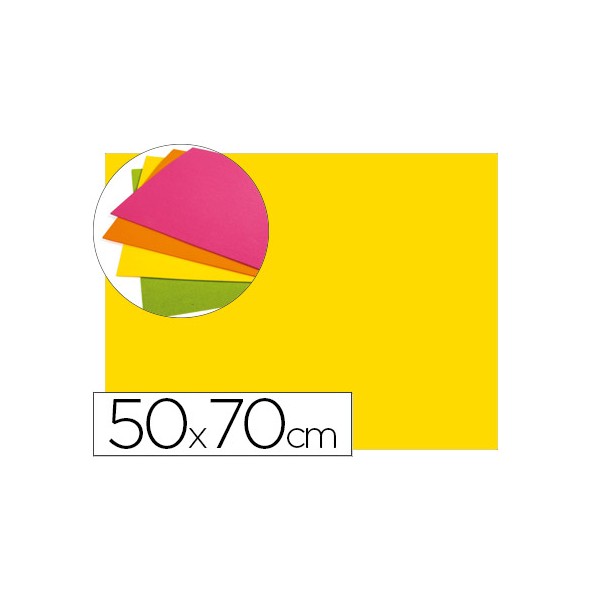 Goma eva liderpapel 50x70cm 60g/m2 espesor 2mm fluor amarillo. Goma eva liderpapel 50x70cm 60g/m2 espesor 2mm fluor amarillo.