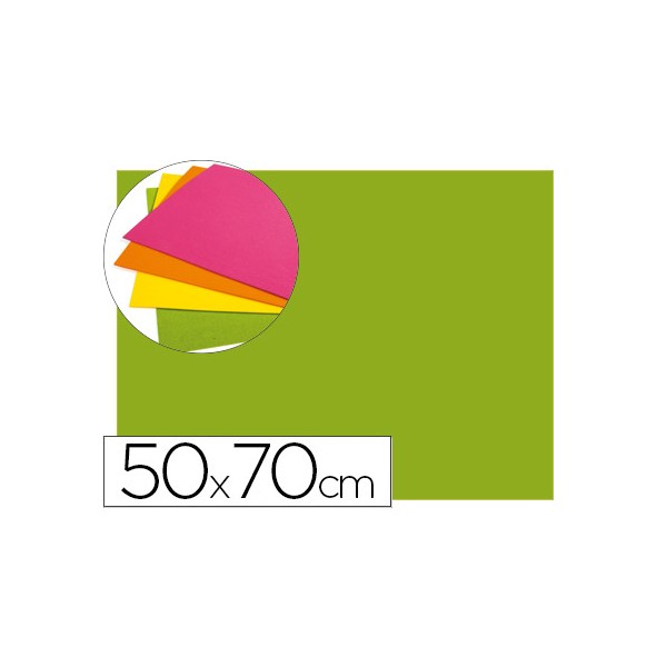 Goma eva liderpapel 50x70cm 60g/m2 espesor 2mm fluor verde. Goma eva liderpapel 50x70cm 60g/m2 espesor 2mm fluor verde.