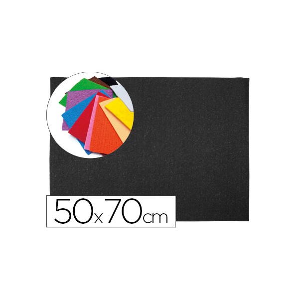 Goma eva liderpapel 50x70cm 60g/m2 espesor 2mm textura toalla negro. Goma eva liderpapel 50x70cm 60g/m2 espesor 2mm textura toalla negro.