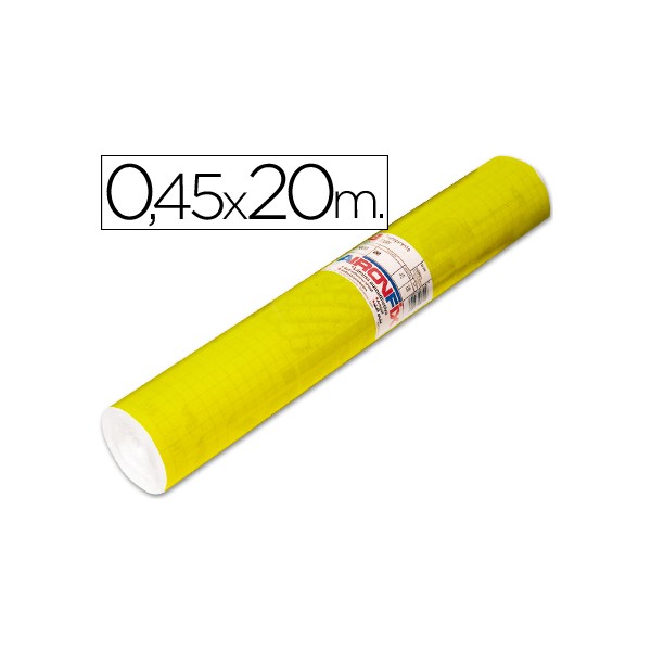 Rollo adhesivo aironfix unicolor amarillo brillo 67007-rollo de 20 mt. Rollo adhesivo aironfix unicolor amarillo brillo 67007-rollo de 20 mt.