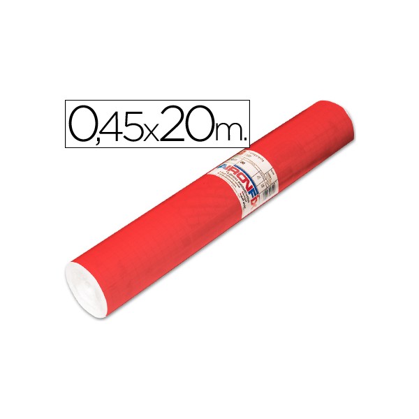 Rollo adhesivo aironfix unicolor rojo mate claro 67151-rollo de 20 mt. Rollo adhesivo aironfix unicolor rojo mate claro 67151-rollo de 20 mt.