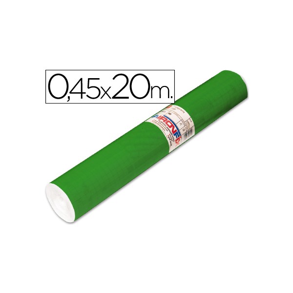 Rollo adhesivo aironfix unicolor verde brillo 67047 -rollo de 20 mt. Rollo adhesivo aironfix unicolor verde brillo 67047 -rollo de 20 mt.