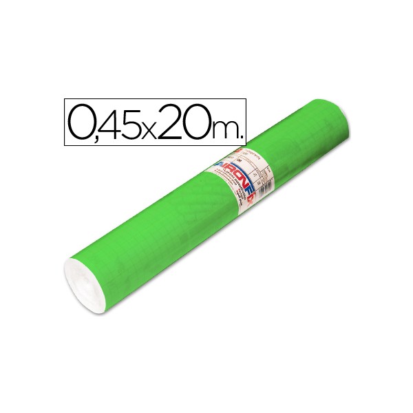 Rollo adhesivo aironfix unicolor verde medio 67005 -rollo de 20 mt. Rollo adhesivo aironfix unicolor verde medio 67005 -rollo de 20 mt.