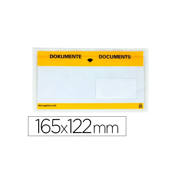 Sobre autoadhesivo q-connect portadocumentos multilingue 165x122 mm ventana transparente paquete de 100. Sobre autoadhesivo q-connect portadocumentos multilingue 165x122 mm ventana transparente paquete de 100.