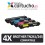 PACK 4 TONER COMPATIBLES BROTHER TN 241 / TN 245  (ELIJA COLORES)