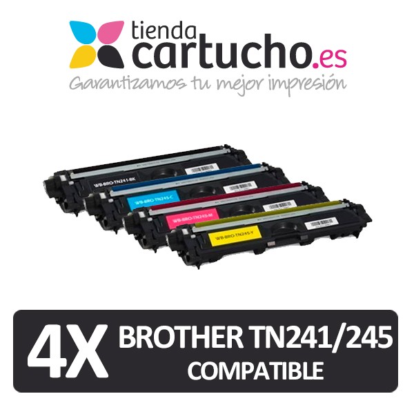PACK 4 TONER COMPATIBLES BROTHER TN241 / TN242 / TN245 / TN246 (CHOISIR LES COULEURS) PACK 4 TONER COMPATIBLES BROTHER TN241 / TN242 / TN245 / TN246 (CHOISIR LES COULEURS)