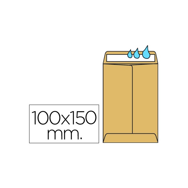 Sobre liderpapel bolsa n.1 kraft salarios 100x150 mm engomado caja de 500 unidades. Sobre liderpapel bolsa n.1 kraft salarios 100x150 mm engomado caja de 500 unidades.