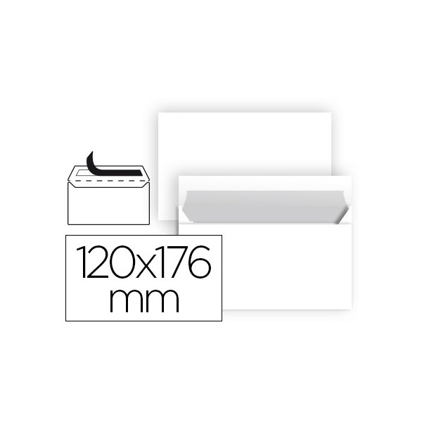 Sobre liderpapel n 9 blanco comercial normalizado 120x176 mm tira de silicona paquete de 25 unidades. Sobre liderpapel n 9 blanco comercial normalizado 120x176 mm tira de silicona paquete de 25 unidades.