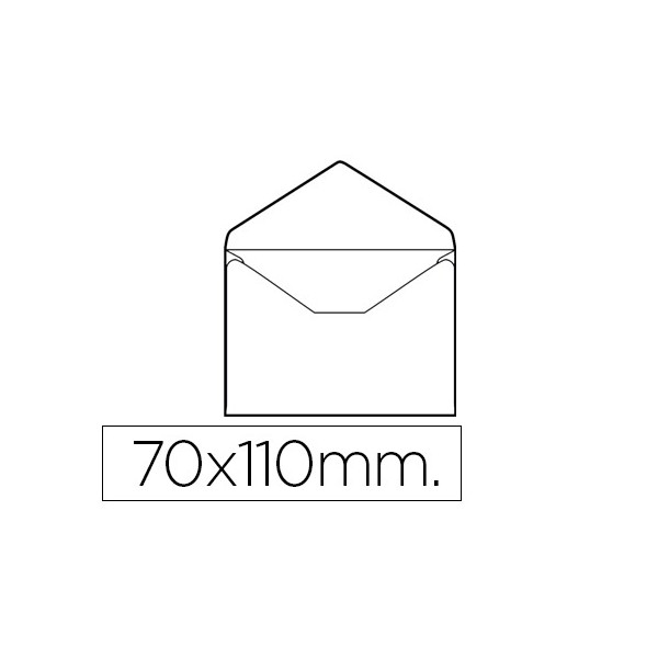 Sobre liderpapel n.0 blanco tarjeta de visita 70x110mm sin engomar caja de 100 unidades. Sobre liderpapel n.0 blanco tarjeta de visita 70x110mm sin engomar caja de 100 unidades.