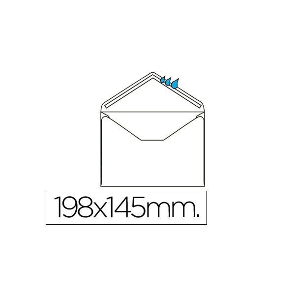 Sobre liderpapel n.10 blanco oficio prolongado 145x198mm engomado solapa de pico caja de 250 unidades. Sobre liderpapel n.10 blanco oficio prolongado 145x198mm engomado solapa de pico caja de 250 unidades.