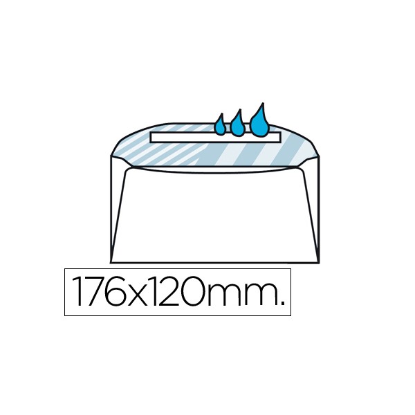 Sobre liderpapel n.7 blanco comercial normalizado 120x176mm engomado caja de 500 unidades. Sobre liderpapel n.7 blanco comercial normalizado 120x176mm engomado caja de 500 unidades.