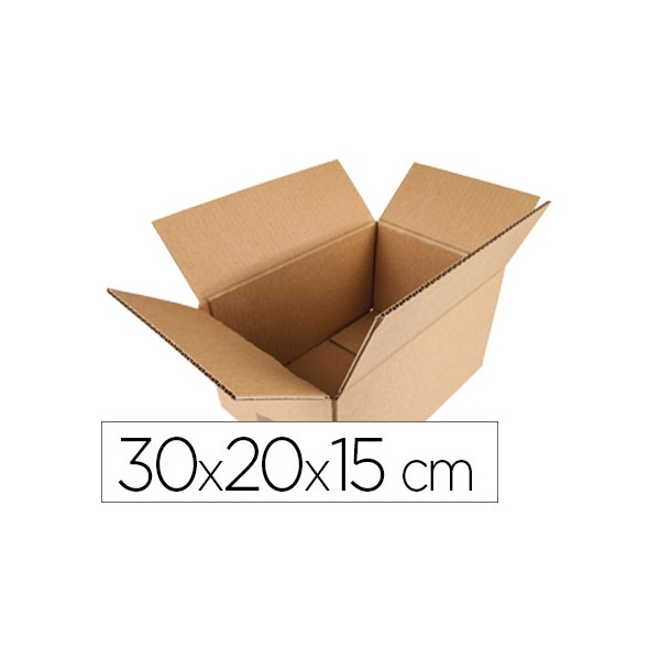 Caja para embalar q-connect americana medidas 300x200x150 mm espesor carton 5 mm. Caja para embalar q-connect americana medidas 300x200x150 mm espesor carton 5 mm.