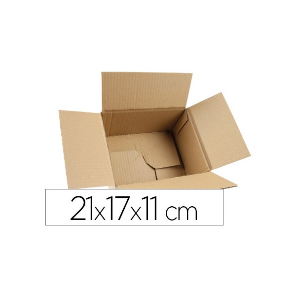Caja para embalar q-connect fondo automatico medidas 210x170x110 mm espesor carton 3 mm. Caja para embalar q-connect fondo automatico medidas 210x170x110 mm espesor carton 3 mm.