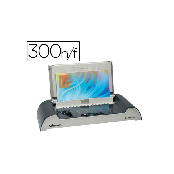 Encuadernadora fellowes termica helios 30 perfora 30 hojas encuaderna hasta 300 hojas. Encuadernadora fellowes termica helios 30 perfora 30 hojas encuaderna hasta 300 hojas.