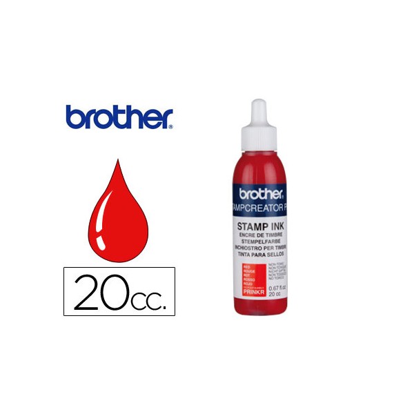 Tinta para reentintado rojo 20 cc para sellos automaticos brother. Tinta para reentintado rojo 20 cc para sellos automaticos brother.