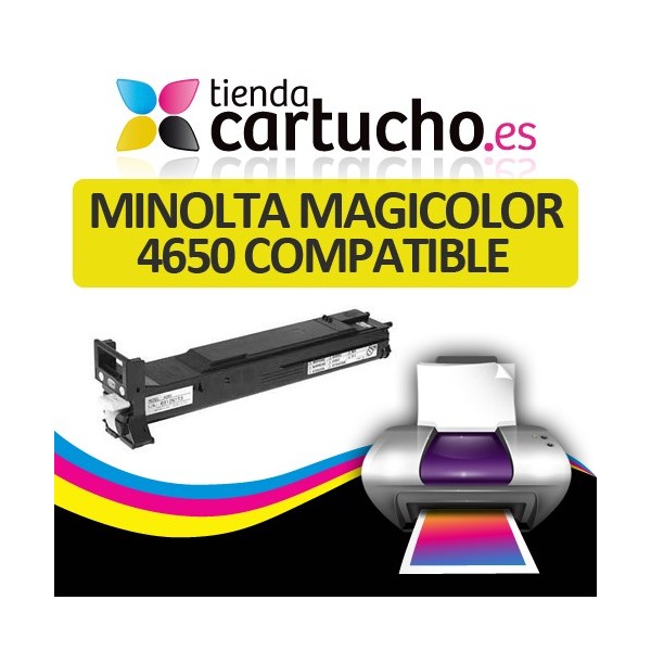 Toner JAUNE Konica Minolta Magicolor 4650 compatible Toner JAUNE Konica Minolta Magicolor 4650 compatible