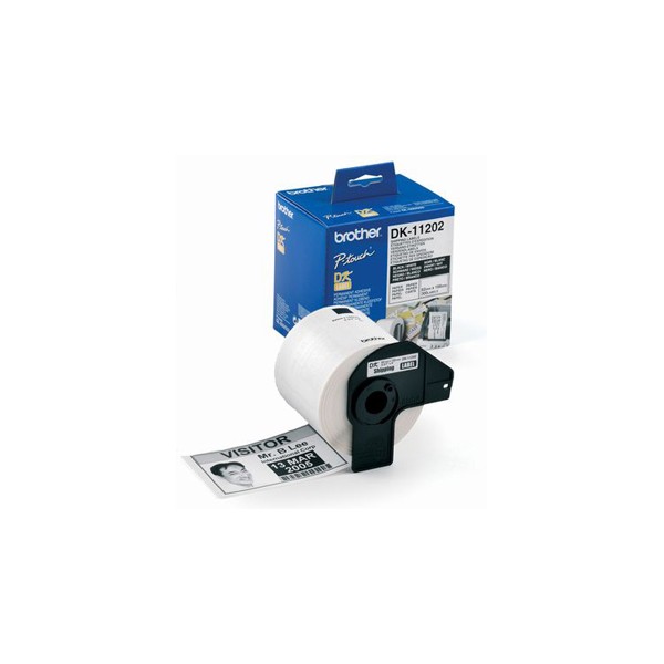 Etiqueta adhesiva brother dk11202 -tamaño 62x100 mm para impresoras de etiquetas ql -300 etiquetas-. Etiqueta adhesiva brother dk11202 -tamaño 62x100 mm para impresoras de etiquetas ql -300 etiquetas-.