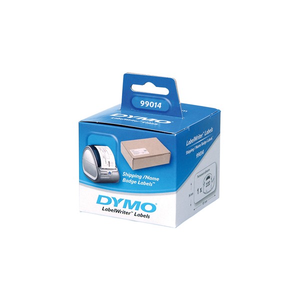 Etiqueta adhesiva dymo 99014 -tamaño 101x54 mm para impresora 400 220 etiquetas uso envios. Etiqueta adhesiva dymo 99014 -tamaño 101x54 mm para impresora 400 220 etiquetas uso envios.