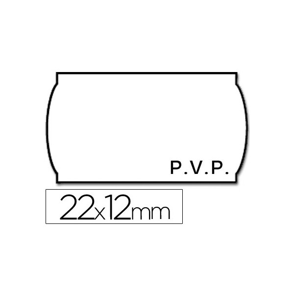 Etiquetas meto onduladas 22 x 12 mm pvp bl. Adh 2 -rollo 1500 etiquetas. Etiquetas meto onduladas 22 x 12 mm pvp bl. Adh 2 -rollo 1500 etiquetas.