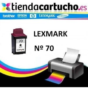 LEXMARK Nº 70 (25ml.) CARTUCHO COMPATIBLE (SUSTITUYE CARTUCHO ORIGINAL REF.  012AX970E ) PERTENENCIENTE A LA REFERENCIA Cartouches Lexmark Nº 70