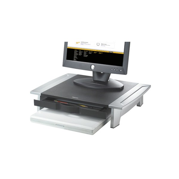 Soporte fellowes para monitor tft office suites ajustable en altura con bandeja 100/150x500x364 mm mm color. Soporte fellowes para monitor tft office suites ajustable en altura con bandeja 100/150x500x364 mm mm color.