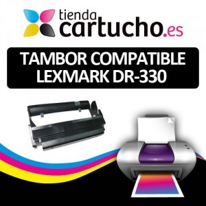 TAMBOR COMPATIBLE LEXMARK DR-330 E230/232/234/240/330/332/342/238 DELL 1710/1700 PERTENENCIENTE A LA REFERENCIA Cartouches DELL 1700/1710