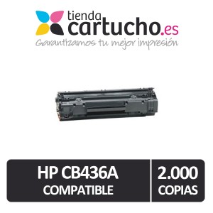 Toner HP CB436A compatible, sustituye al toner original HP CB436A PARA LA IMPRESORA Toner HP LaserJet P1505
