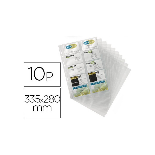 Recambio fundas duraclip para tarjetero 2384 bolsa de 10 hojas capacidad 20 tarjetas por hoja. Recambio fundas duraclip para tarjetero 2384 bolsa de 10 hojas capacidad 20 tarjetas por hoja.