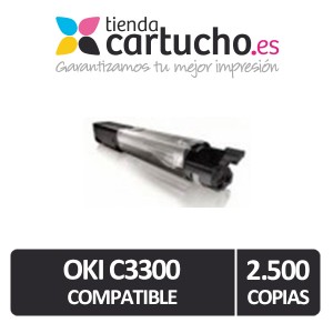 Toner OKI C3300/C3400/C3450/C3530/C3600 compatible, sustituye al toner original OKI 43460208 PARA LA IMPRESORA Toner OKI MC350
