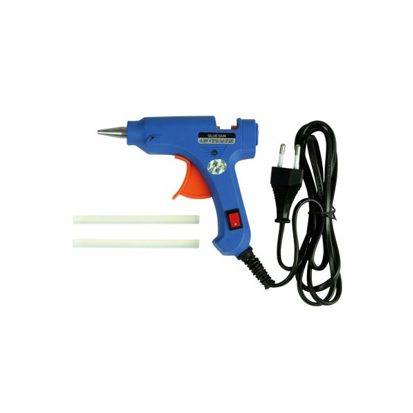 Pistola termofusible mini liderpapel de 25 w con gatillodispensador y 2 barras de silicona de 7 mm diametro x 100 mm. Pistola termofusible mini liderpapel de 25 w con gatillodispensador y 2 barras de silicona de 7 mm diametro x 100 mm.
