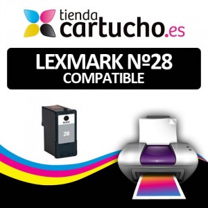 LEXMARK Nº28 Compatible para impresoras Lexmark X2530, X2550, X5070, X5490, Z1320, Z845 PARA LA IMPRESORA Cartouches Lexmark X5490