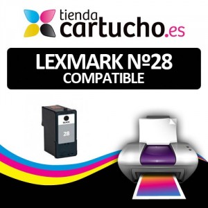 LEXMARK Nº28 Compatible para impresoras Lexmark X2530, X2550, X5070, X5490, Z1320, Z845 PARA LA IMPRESORA Cartouches Lexmark X5070