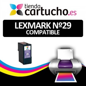 LEXMARK Nº29 Compatible para impresoras Lexmark Z845, Z1300, Z1310, Z1320, X2500, X2530, X2550, X5490, X5070 PARA LA IMPRESORA Cartouches Lexmark X5495