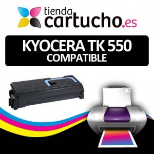Toner NEGRO KYOCERA TK 550 compatible con Kyocera FS-C5200DN, KYOCERA TK-550 PERTENENCIENTE A LA REFERENCIA Toner Kyocera TK 550
