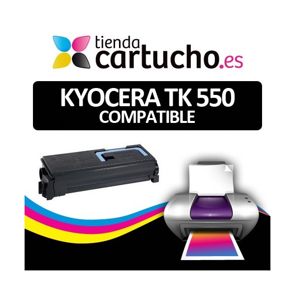 Toner NOIR KYOCERA TK 550 compatible avec Kyocera FS-C5200DN, KYOCERA TK-550 Toner NOIR KYOCERA TK 550 compatible avec Kyocera FS-C5200DN, KYOCERA TK-550